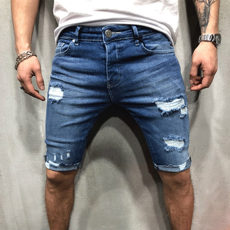 מכנסי ג׳ינס ברמודה לגבר-דגם דור