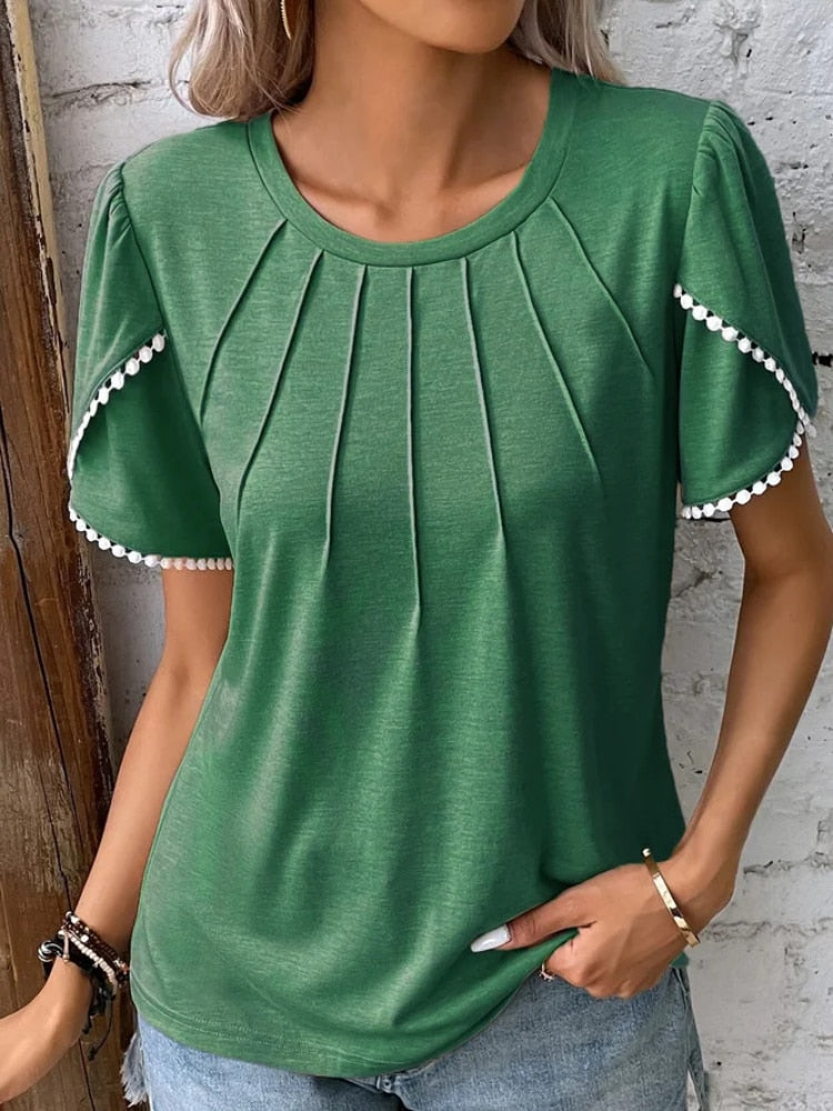 חולצת טי בעיצוב ייחודי לאשה - דגם ארנה