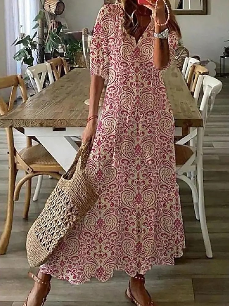 שמלת קיץ בוהו-דגם ויולט