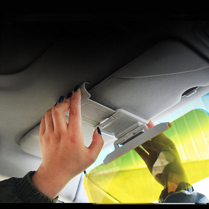 מגן שמש לרכב HD נגד אור שמש מסנוורת מראת נהיגה UV מתקפלת