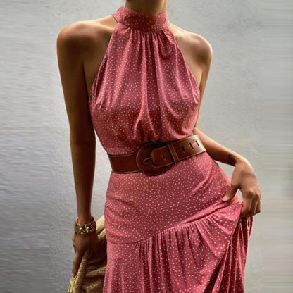 שמלה סגנון פרחוני עם צווארון דגם דיאנה