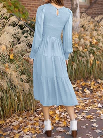 שמלה מהממת בסגנון רטרו לאשה - דגם אודרי