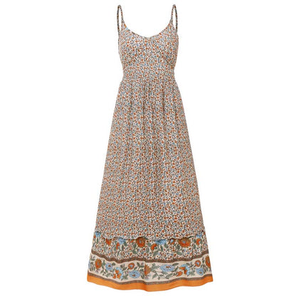שמלה בסגנון בוהו פרחוני - דגם לוליטה