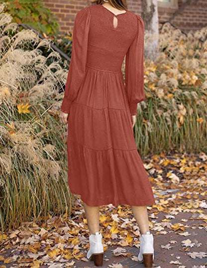 שמלה מהממת בסגנון רטרו לאשה - דגם אודרי