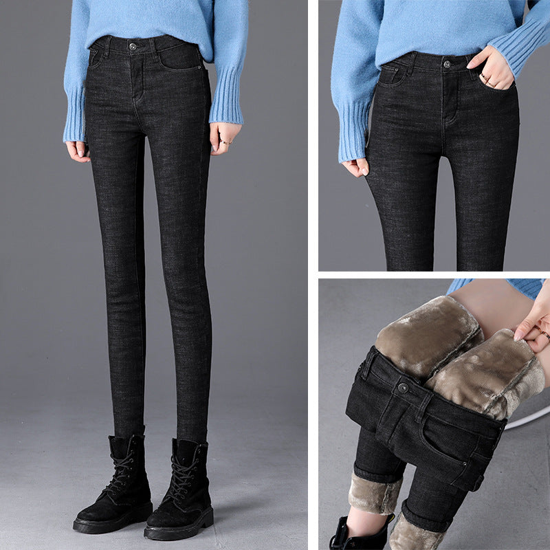 ג׳ינס עם בטנה מחממת דגם ׳מייל׳