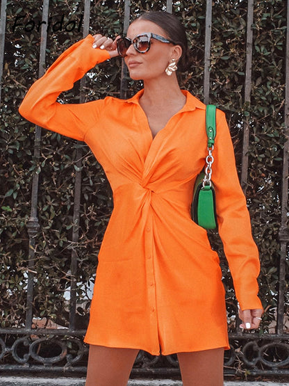 שמלת אופנה לנשים דגם Orange